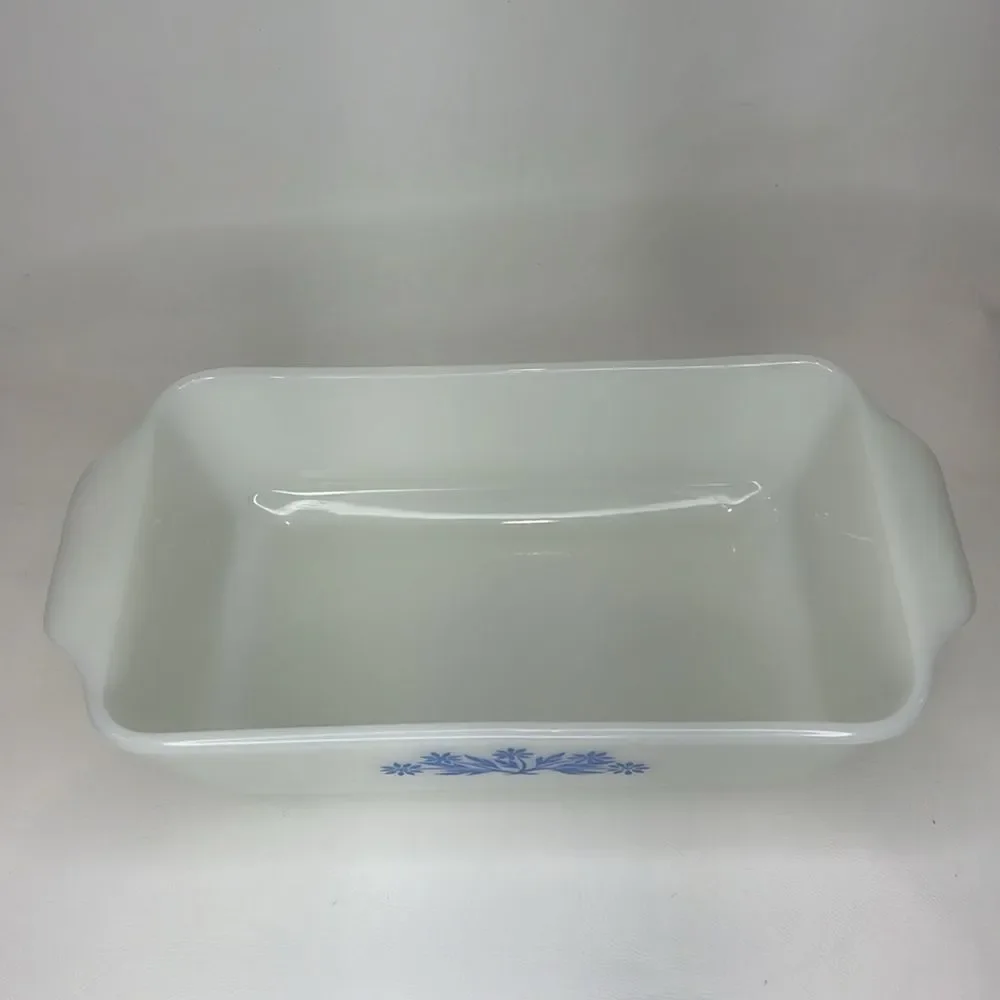 Anchor Hocking Fire King 1 qt Loaf Pan Casserole 441 Oven Proof Vintage Blue